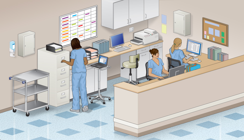 Nurses' Station – Surgery Center